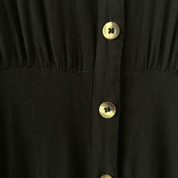 H&M Black buttoned up dress - Picture 2 of 12